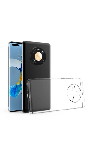 Huawei Mate 40 Pro Kılıf Zore Kamera Korumalı Süper Silikon Kapak