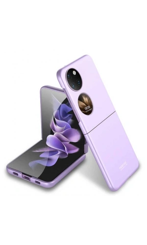 Huawei P50 Pocket Kılıf Zore Sert Kıpta Kapak