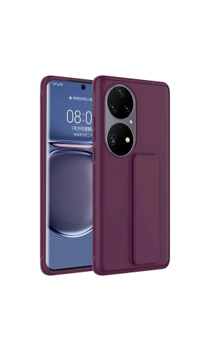 Huawei P50 Pro Kılıf Zore Qstand Kapak