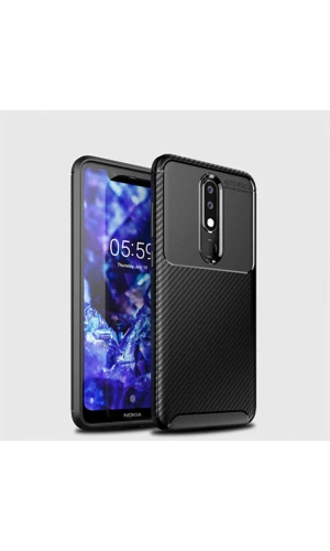 Nokia 5.1 Plus Kılıf Zore Negro Silikon Kapak