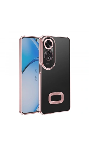 Oppo A60 Kılıf Kamera Korumalı Logo Gösteren Zore Omega Kapak