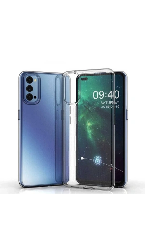 Oppo Reno 4 Kılıf Zore Süper Silikon Kapak