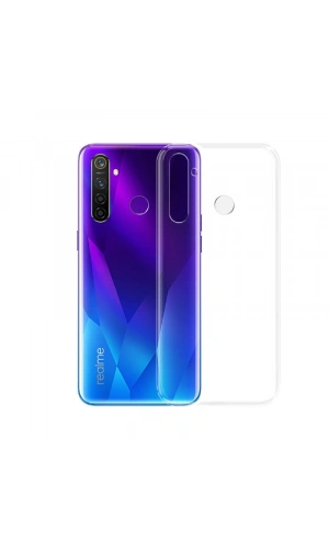 Realme 5 Pro Kılıf Zore Süper Silikon Kapak