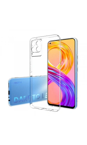 Realme 8 Kılıf Zore Süper Silikon Kapak