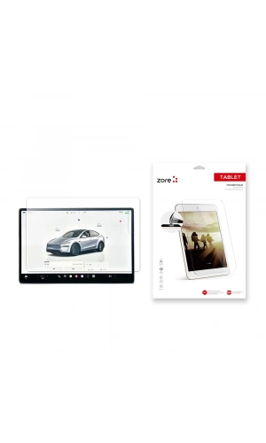 Tesla Model Y Zore Yeni Seri 2in1 Nano Araç Multimedya Ekran Koruyucu