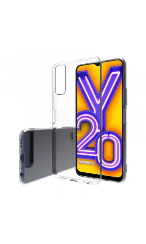 Vivo Y20 Kılıf Zore Süper Silikon Kapak