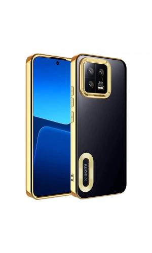 Xiaomi Mi 13 Kılıf Kamera Korumalı Logo Gösteren Zore Omega Kapak