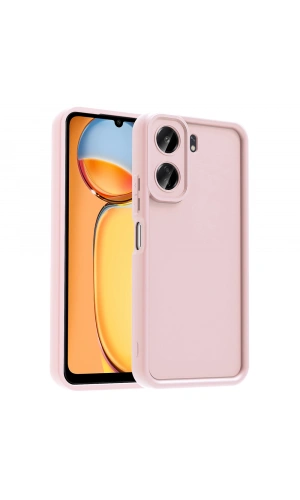 Xiaomi Poco C65 Kılıf Kamera Korumalı Zore Ananas Kapak