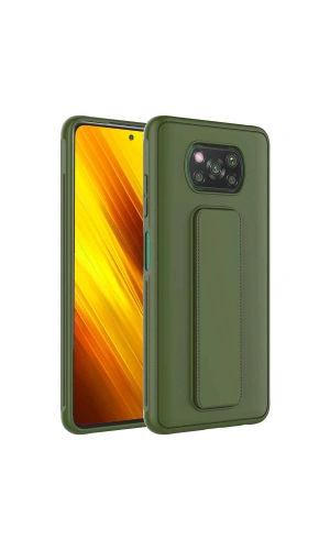 Xiaomi Poco X3 Kılıf Zore Qstand Kapak