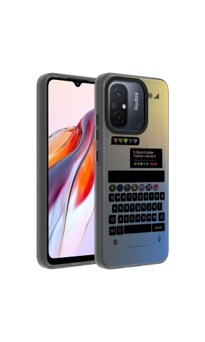 Xiaomi Redmi 12C Kılıf Desenli Zore Dragon Sert Kapak