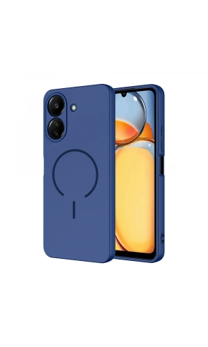 Xiaomi Redmi 13C Kılıf M-safe Şarj Özellikli Zore Meta Kapak