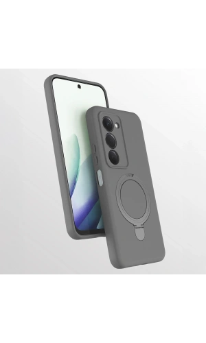 Xiaomi Redmi 15 Kılıf M-safe Şarj Özellikli Standlı Zore Samara Kapak