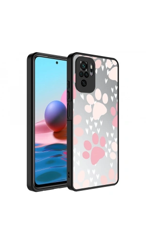 Xiaomi Redmi Note 10 Kılıf Aynalı Desenli Kamera Korumalı Parlak Zore Mirror Kapak