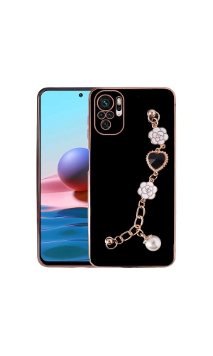 Xiaomi Redmi Note 10S Kılıf El Tutamaçlı Kamera Korumalı Zore Taka Silikon Kapak