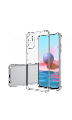 Xiaomi Redmi Note 10S Kılıf Zore Kamera Korumalı Nitro Anti Shock Silikon