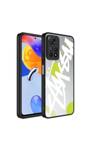 Xiaomi Redmi Note 11 Pro 5G Kılıf Aynalı Desenli Kamera Korumalı Parlak Zore Mirror Kapak