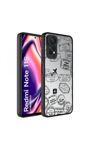 Xiaomi Redmi Note 11S Global Kılıf Aynalı Desenli Kamera Korumalı Parlak Zore Mirror Kapak