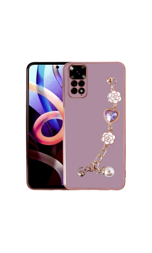 Xiaomi Redmi Note 11S Global Kılıf El Tutamaçlı Kamera Korumalı Zore Taka Silikon Kapak