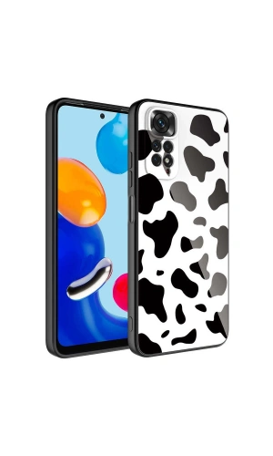 Xiaomi Redmi Note 11S Global Kılıf Kamera Korumalı Desenli Sert Silikon Zore Epoksi Kapak