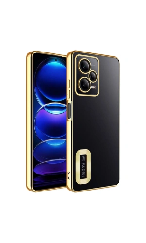 Xiaomi Redmi Note 12 5G Kılıf Kamera Korumalı Logo Gösteren Zore Omega Kapak