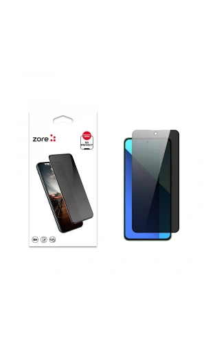 Xiaomi Redmi Note 13 4G Zore New 5D Privacy Temperli Ekran Koruyucu