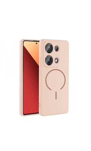 Xiaomi Redmi Note 13 Pro 4G Kılıf M-safe Şarj Özellikli Zore Meta Kapak