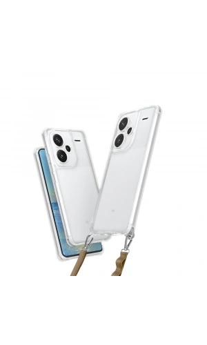 Xiaomi Redmi Note 13 Pro Plus 5G Kılıf Airbagli Takılabilir Askı Aparatlı Zore Snap Silikon Kapak
