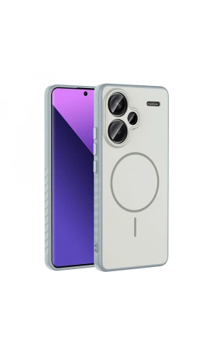 Xiaomi Redmi Note 13 Pro Plus 5G Kılıf M-safe Şarj Özellikli Zore Tea Kapak