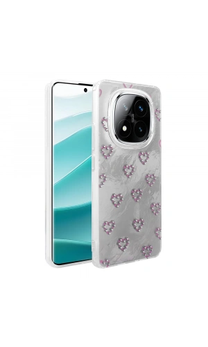 Xiaomi Redmi Note 14 Pro 4G Kılıf Kamera Korumalı Figürlü Zore Ponti Silikon Kapak
