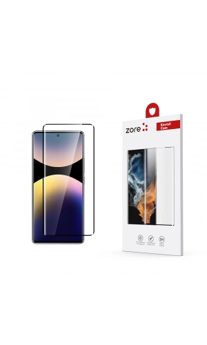 Xiaomi Redmi Note 14 Pro 4G Zore Full Yapışkanlı Cam Ekran Koruyucu