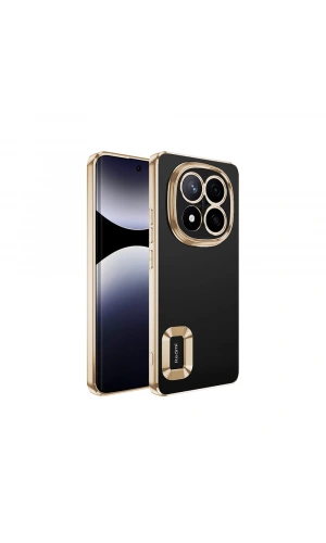 Xiaomi Redmi Note 14 Pro 5G Kılıf Kamera Korumalı Logo Gösteren Zore Omega Kapak