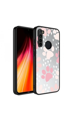 Xiaomi Redmi Note 8 Kılıf Aynalı Desenli Kamera Korumalı Parlak Zore Mirror Kapak