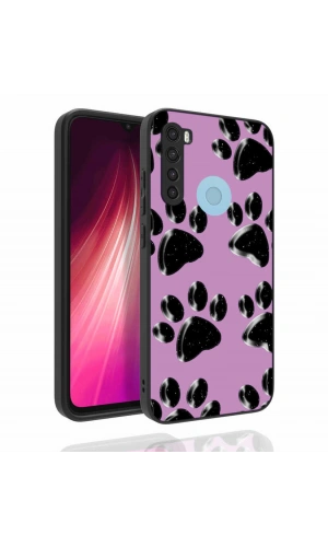 Xiaomi Redmi Note 8 Kılıf Desenli Kamera Korumalı Parlak Zore Nora Kapak