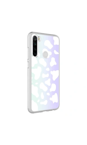 Xiaomi Redmi Note 8 Kılıf Zore M-Blue Desenli Kapak