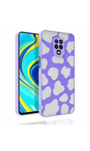 Xiaomi Redmi Note 9 Pro Kılıf Desenli Kamera Korumalı Parlak Zore Nora Kapak
