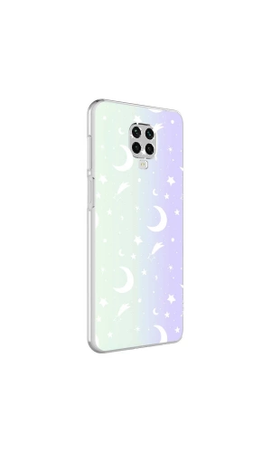 Xiaomi Redmi Note 9S Kılıf Zore M-Blue Desenli Kapak