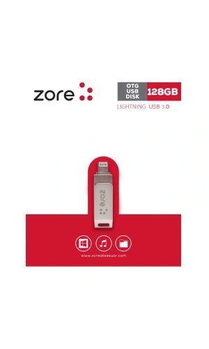 Zore 3.0 Lightning Metal OTG 128 GB