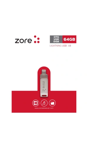 Zore 3.0 Lightning Metal OTG 64 GB