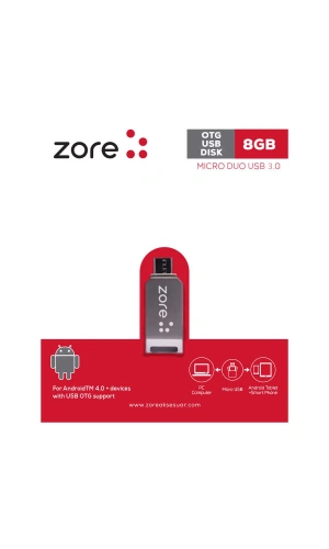 Zore 3.0 Micro Metal OTG 8 GB