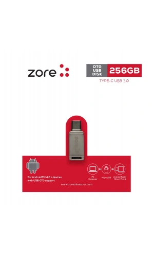Zore 3.0 Type-C Metal OTG 256 GB
