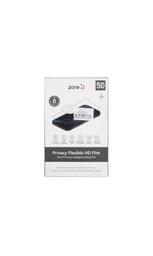 Zore Basic Model TPU Privacy Hayalet Ekran Koruyucu 196mm x 125mm 50 Adet