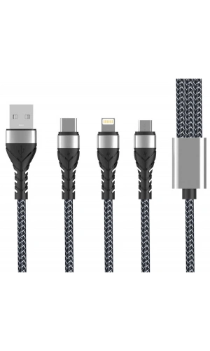 Zore Bax 3 in 1 Usb Kablo 1.2M