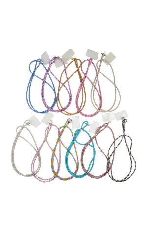 Zore Cep Telefonu Full Taşlı Halat İp 140 cm