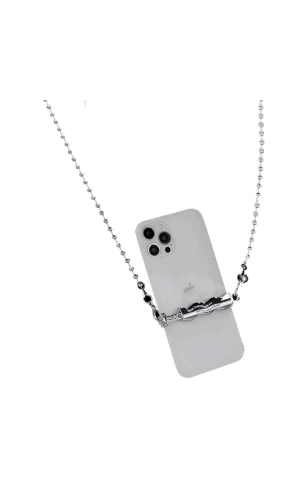 Zore İP03 Cep Telefonu Boyun Askısı Metal Zincir