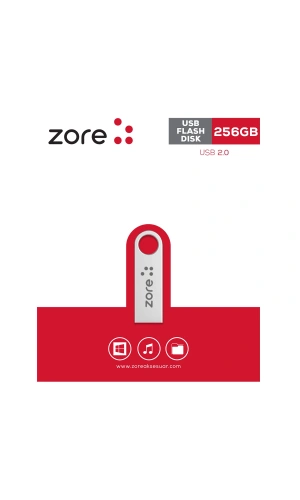 Zore Metal Usb Flash Disk 256GB