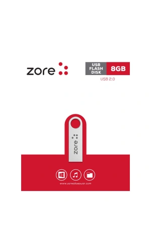 Zore Metal USB Flash Disk 8GB