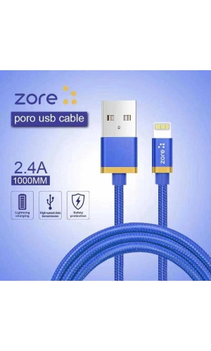 Zore Poro Lightning Usb Kablo 1M
