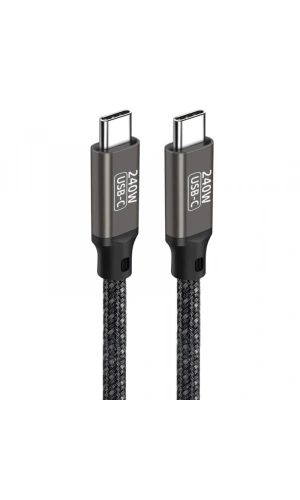 Zore QG02 Type-C to Type-C PD3.1 Data Kablosu 240W 480Mbps 0.5 Metre