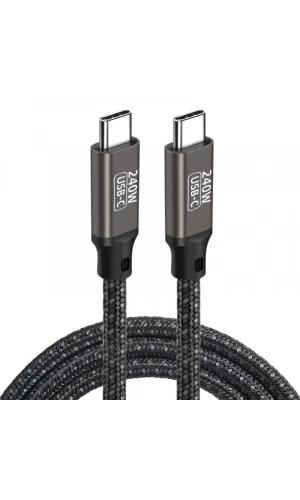 Zore QG02 Type-C to Type-C PD3.1 Data Kablosu 240W 480Mbps 1.5 Metre