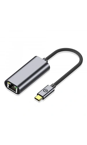Zore QG04 Type-C to RJ45 Ethernet Dönüştürücü Kablo 1024Mbps 22cm